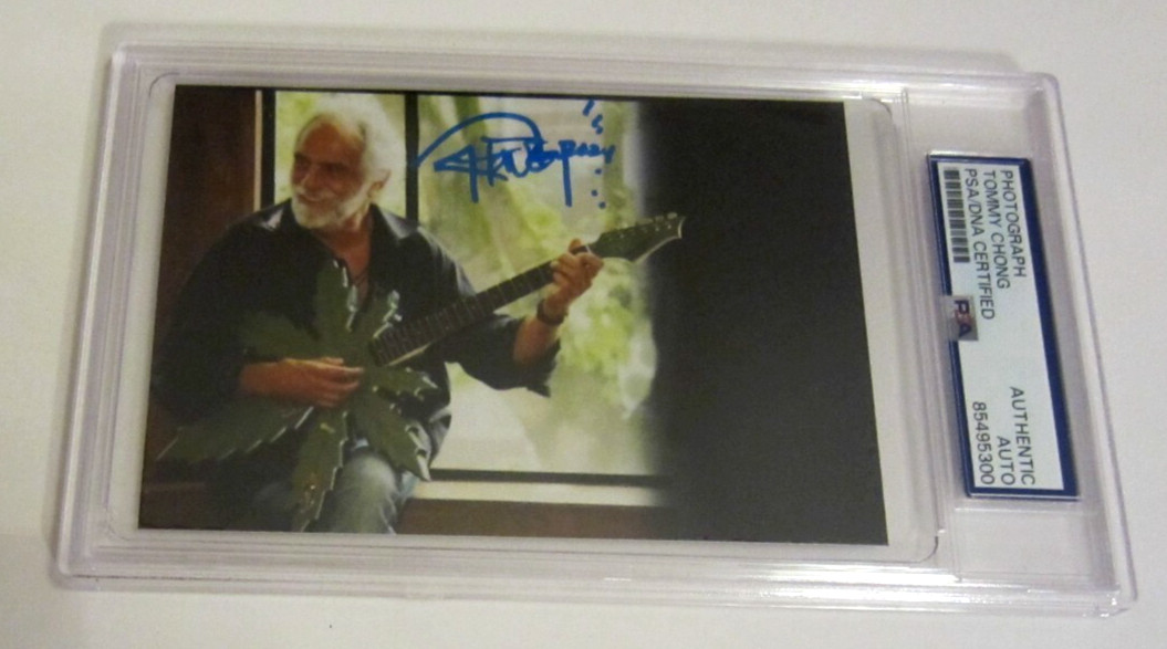 Tommy Chong weed humor comedian signed autographed PSA authentic 3x5 photo