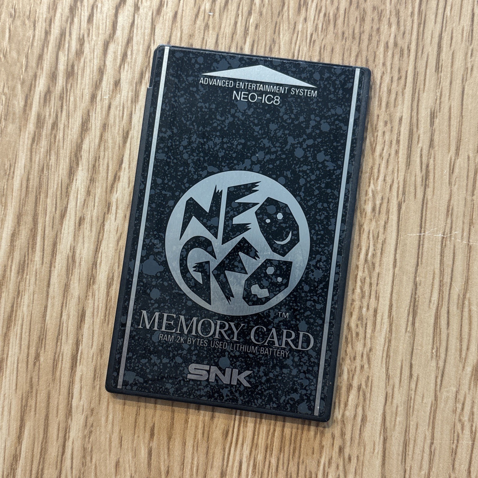 SNK NEO GEO  Memory Card RAM 2K BYTES Used  NEO-IC8 Tested Japan
