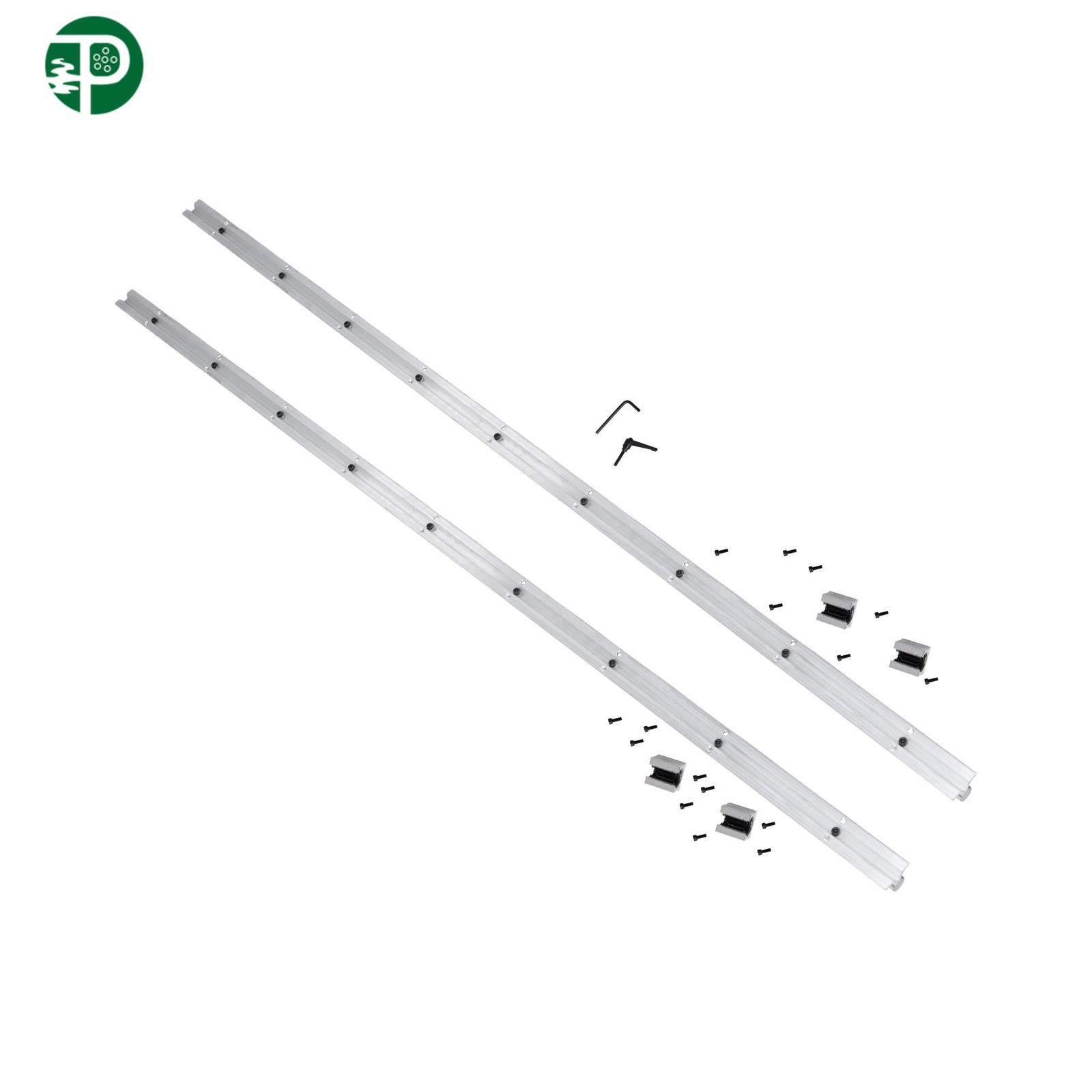 For DIY 2Pcs SBR20-1800mm Linear Guide + 4Pcs SBR20UU Square Bearing Blocks