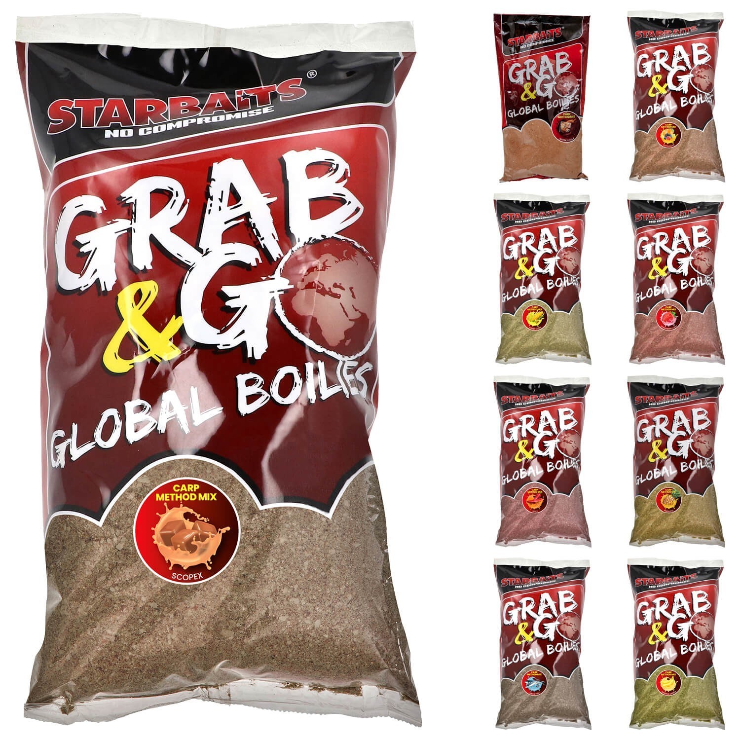 Starbaits Grab & Go Global Method Mix Fishing Bait 1.8Kg Carp Bait Coarse Fish