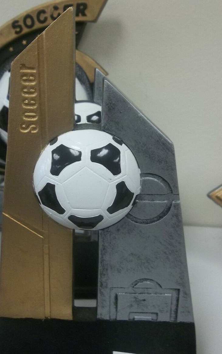 nice soccer award, trophy, 6" High, comes with engraving, great price