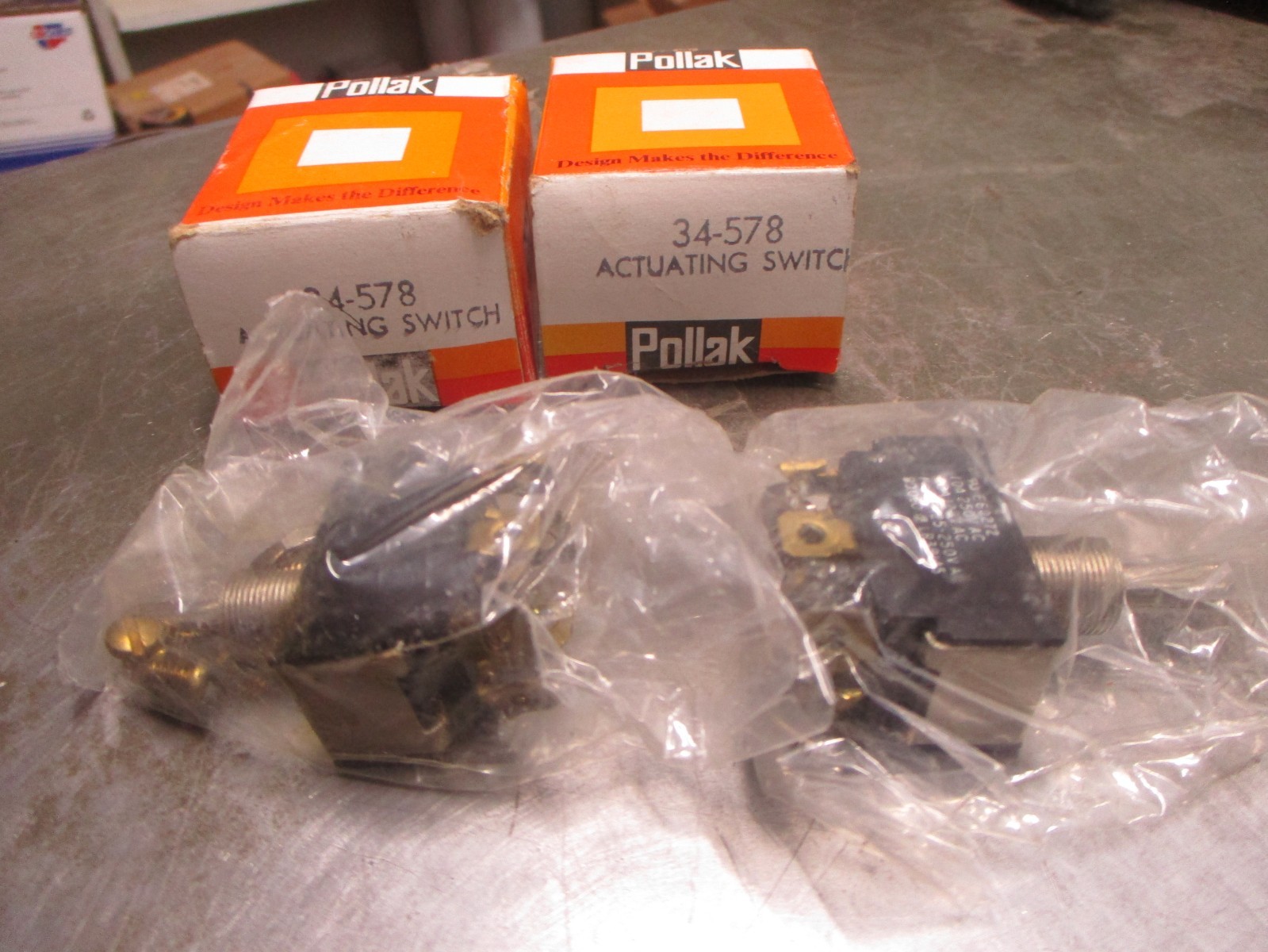 Two Pollack 34 578 Actuating Switches
