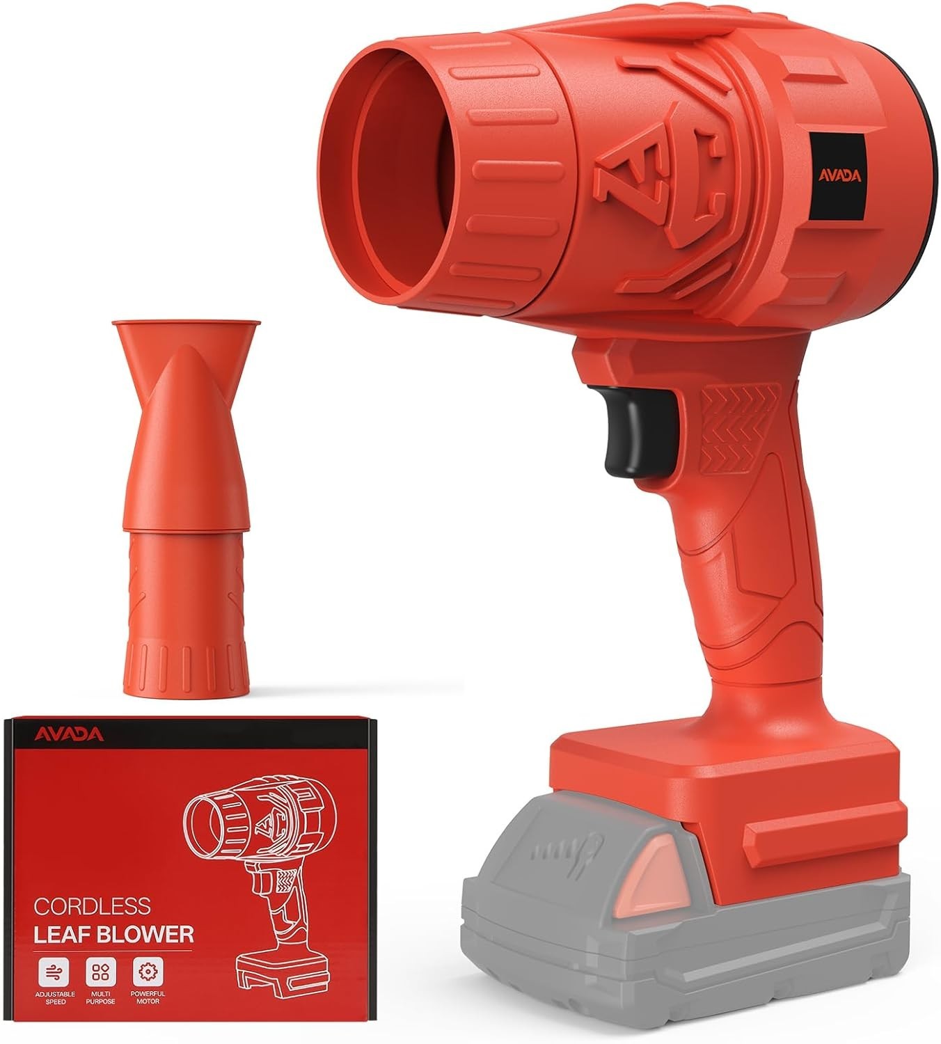 Electric Leaf Blower Cordless for Milwaukee M18 18V Battery, Handheld Leaf Blowe
