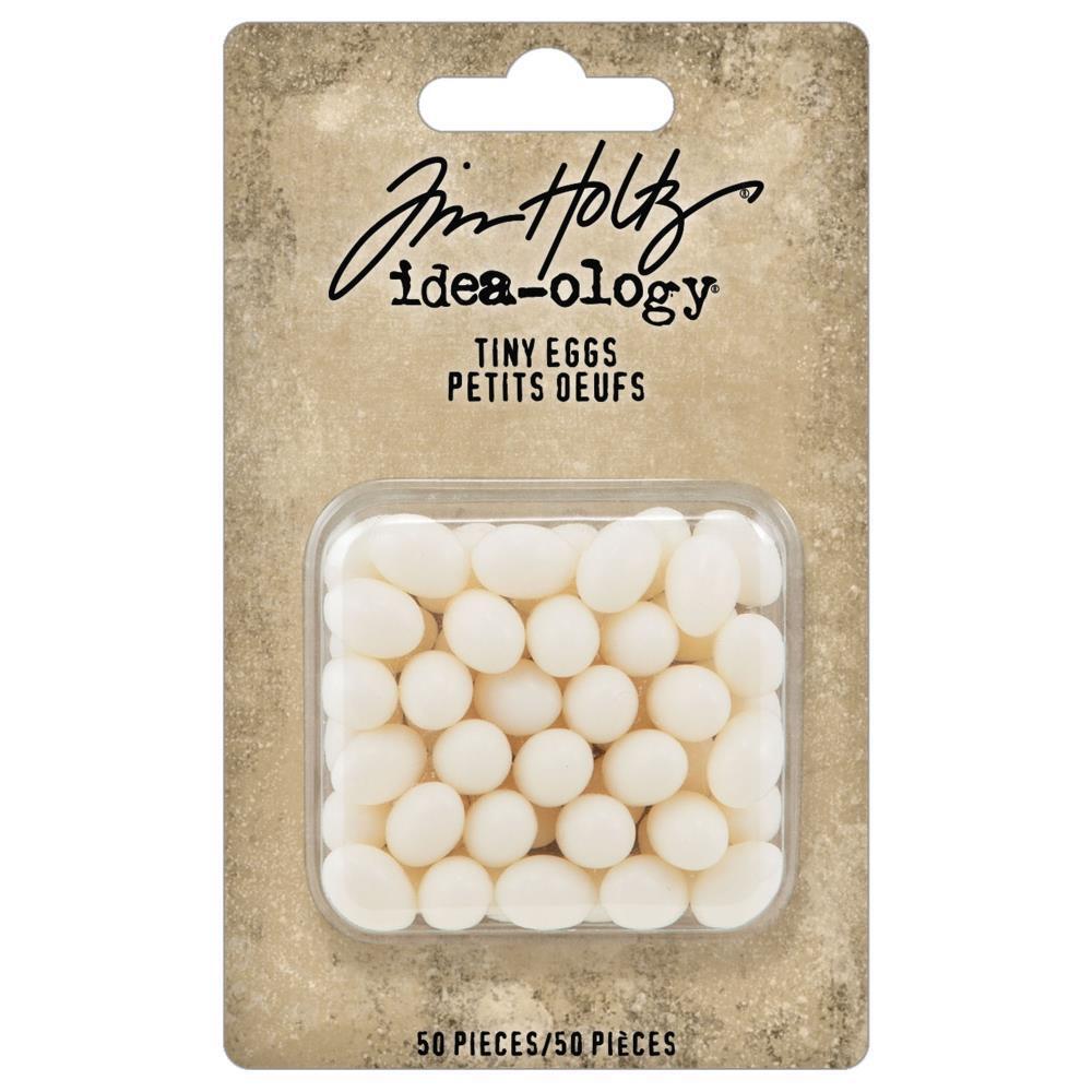 New Tim Holtz IDEA-OLOGY EASTER SPRING 1 pack of 50 TINY BAUBLE EGGS free USA sh