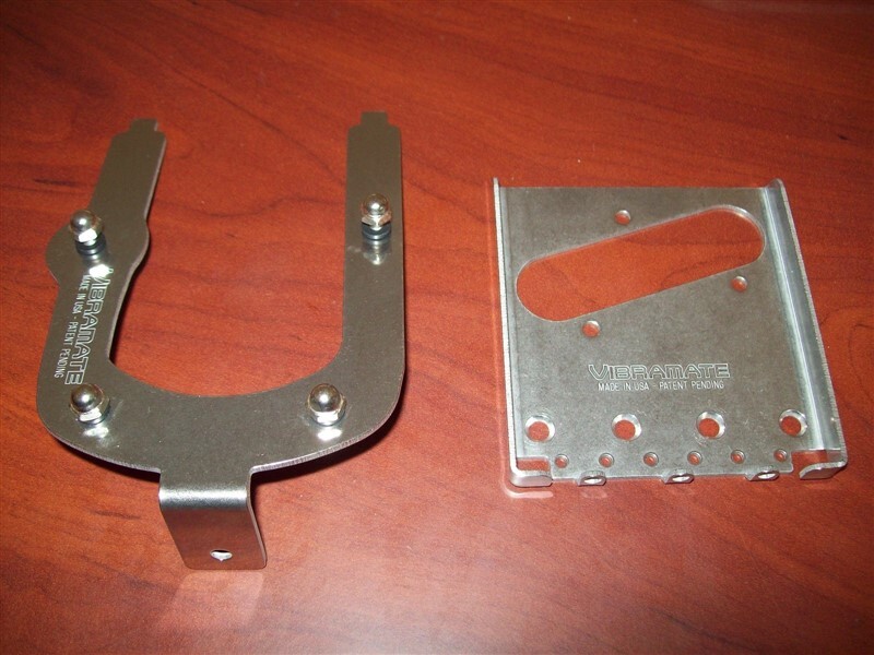 Vibramate Quick Mount Kit for Vintage LEFTY Fender Tele Using Bigsby B5