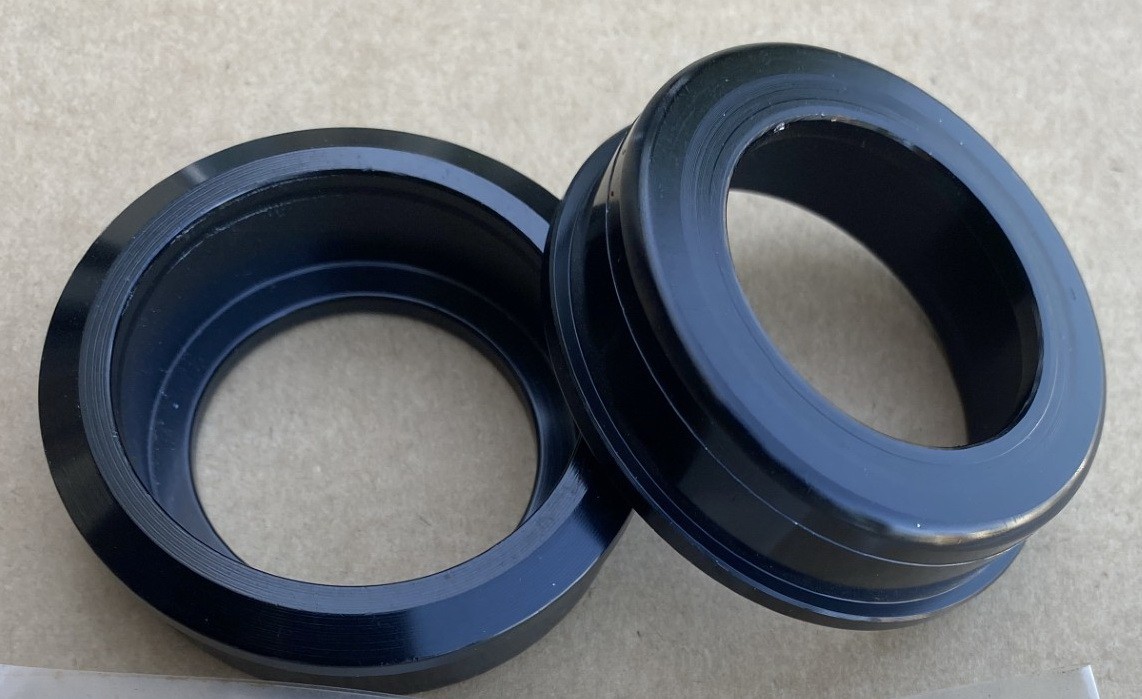 Adaptor To  Convert Mid BB Bearings to American, Black