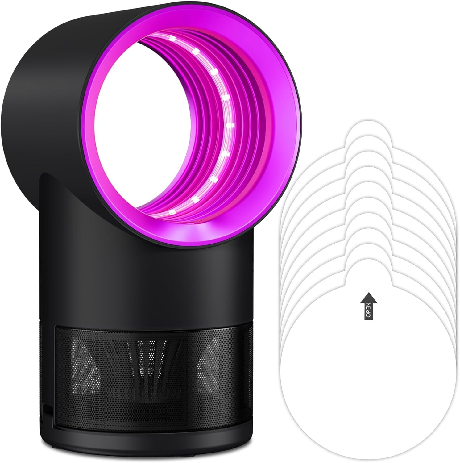 Fly Trap Indoor,Pink Gnat Traps House Indoor,Indoor Insect Trap with Timer | Fru