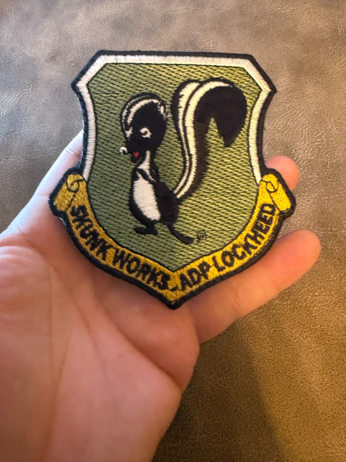 Lockheed Martin® Skunk Works® ADP Green Shield, 4 inch, Hook and Loop