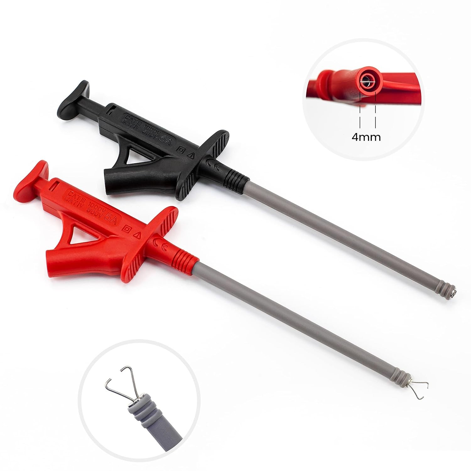 Replaceable Probes Set with Alligator Clips