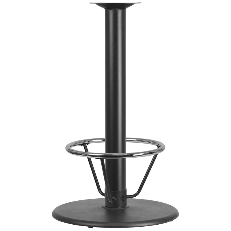 Bar Height Table Base Foot Ring w/4.25' Column Ring & 19.5'' Diameter