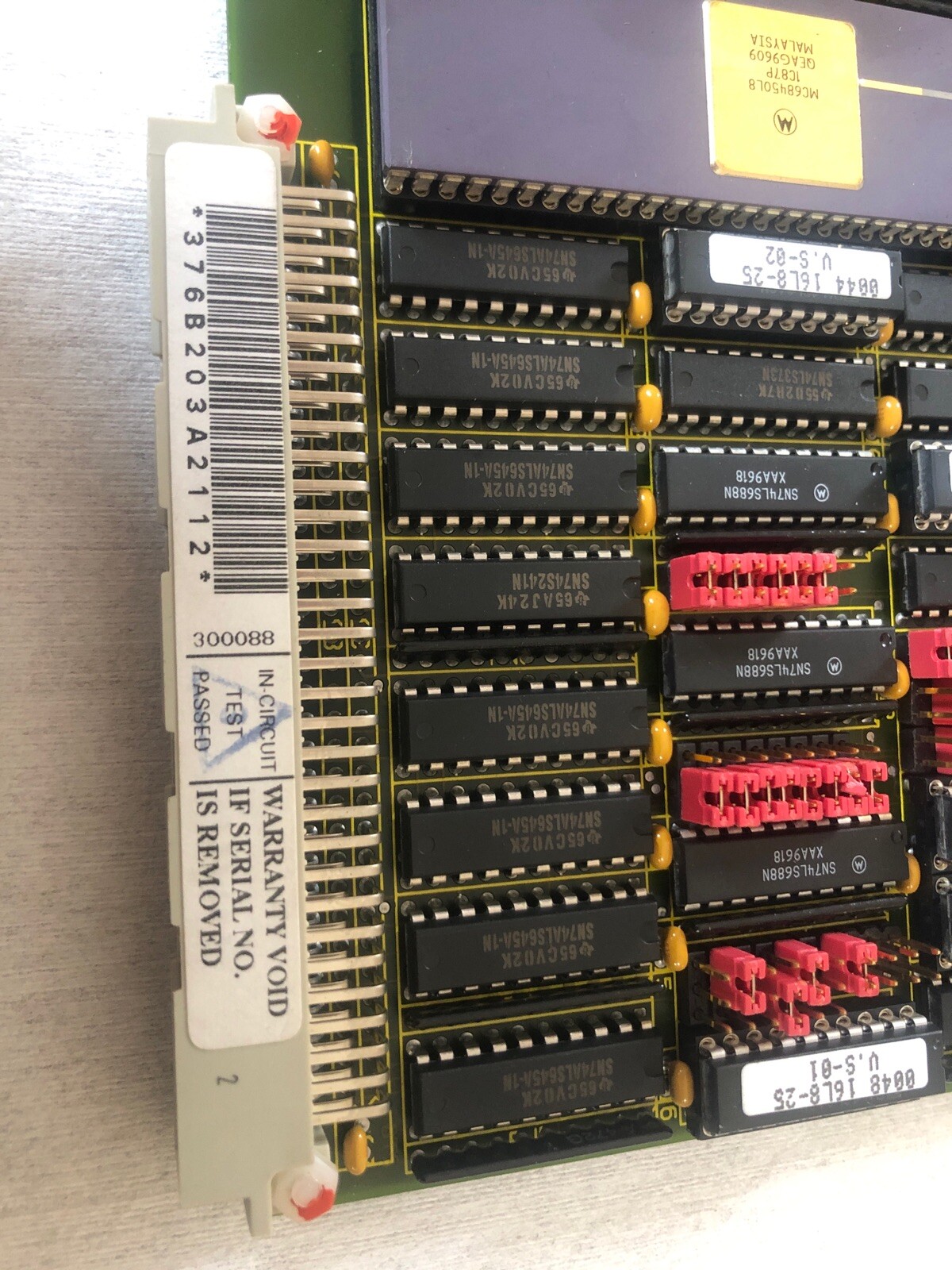 ASML PAS 5000/2500 Stepper, SYS68K/OPIO-1, P/N 310011