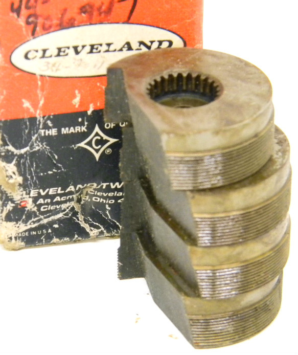 LAST ONE!! NEW SURPLUS SET OF 4 CLEVELAND CIRCLE CHASERS 12-32 UN (35° CHAMFER)