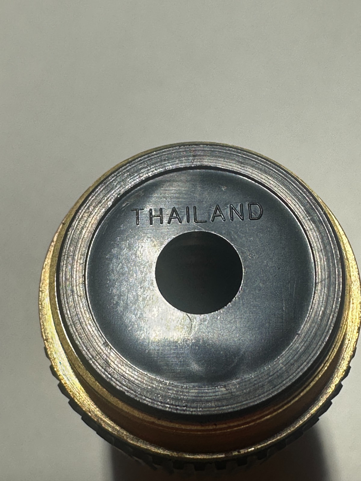 Swift Microscope Objective DIN40 / 0.65 Made in Thailand, Blue stripes Used