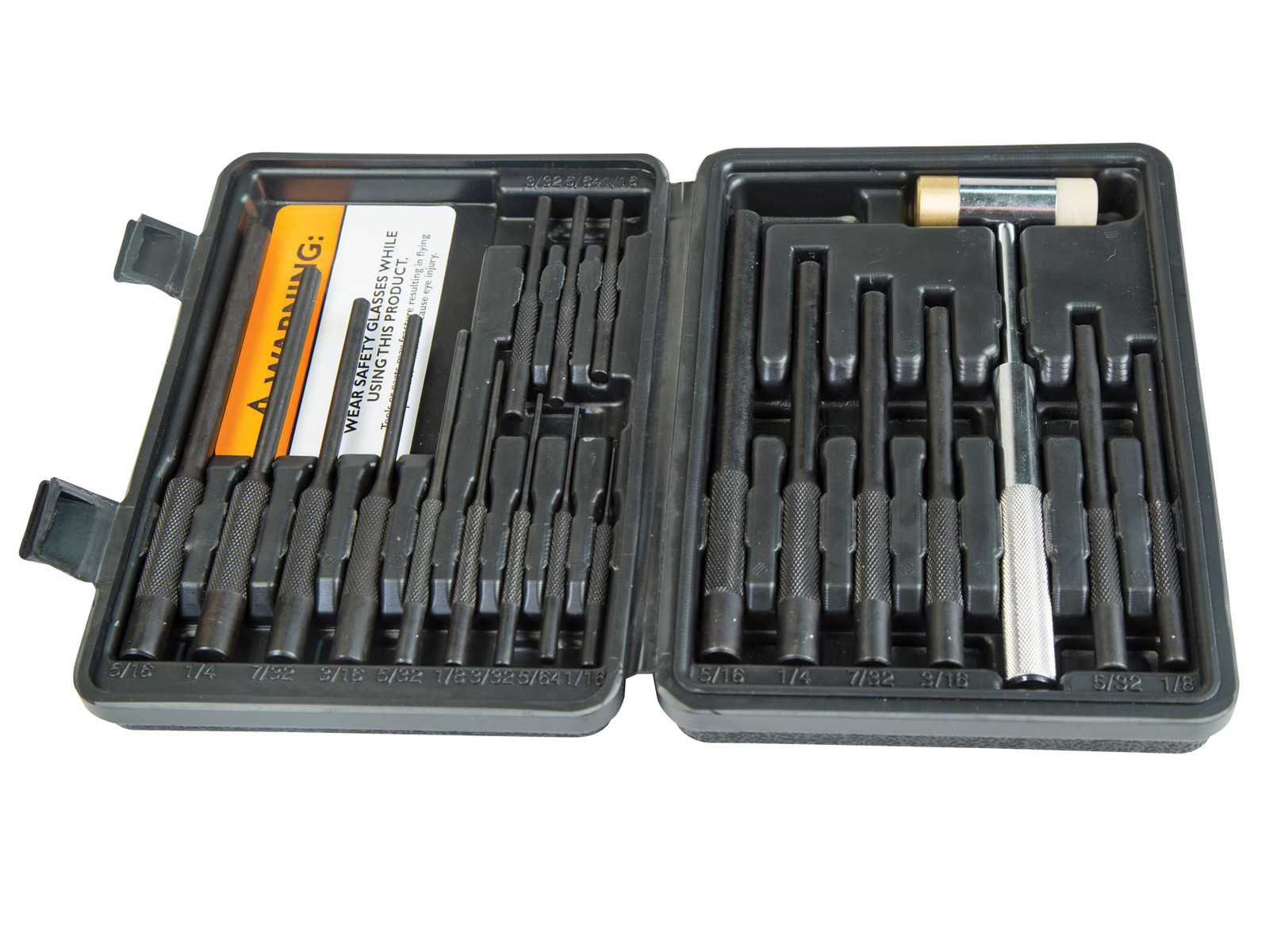 Wheeler Master Roll Pin Punch Set