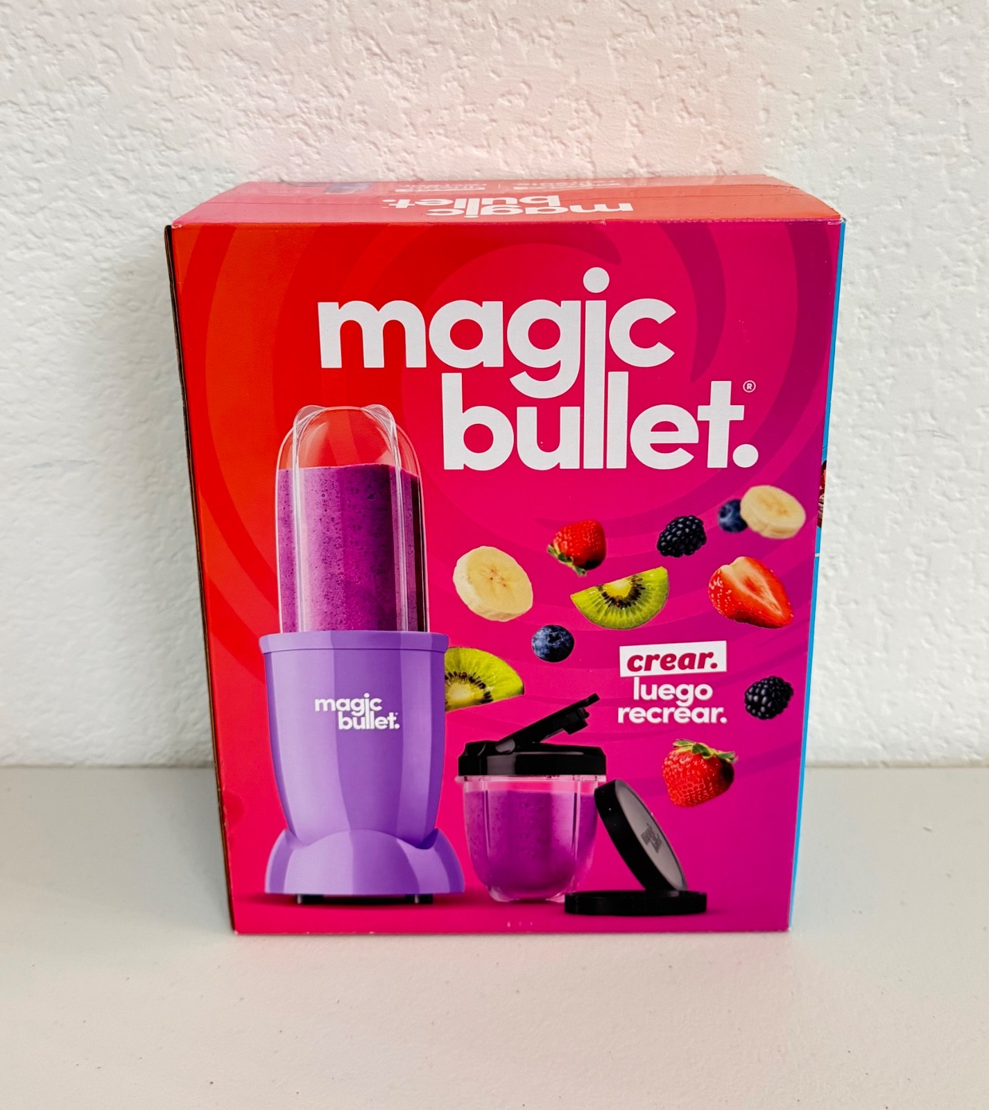 🔥NEW🔥 Magic Bullet Essential Blender with To-Go Lid, 250-watt, Purple