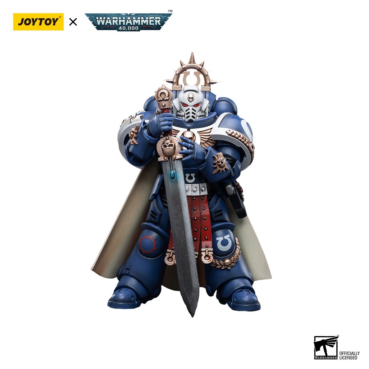 JOYTOY Warhammer 40K 1/18 Action Figure Ultramarines Primaris Captain Model