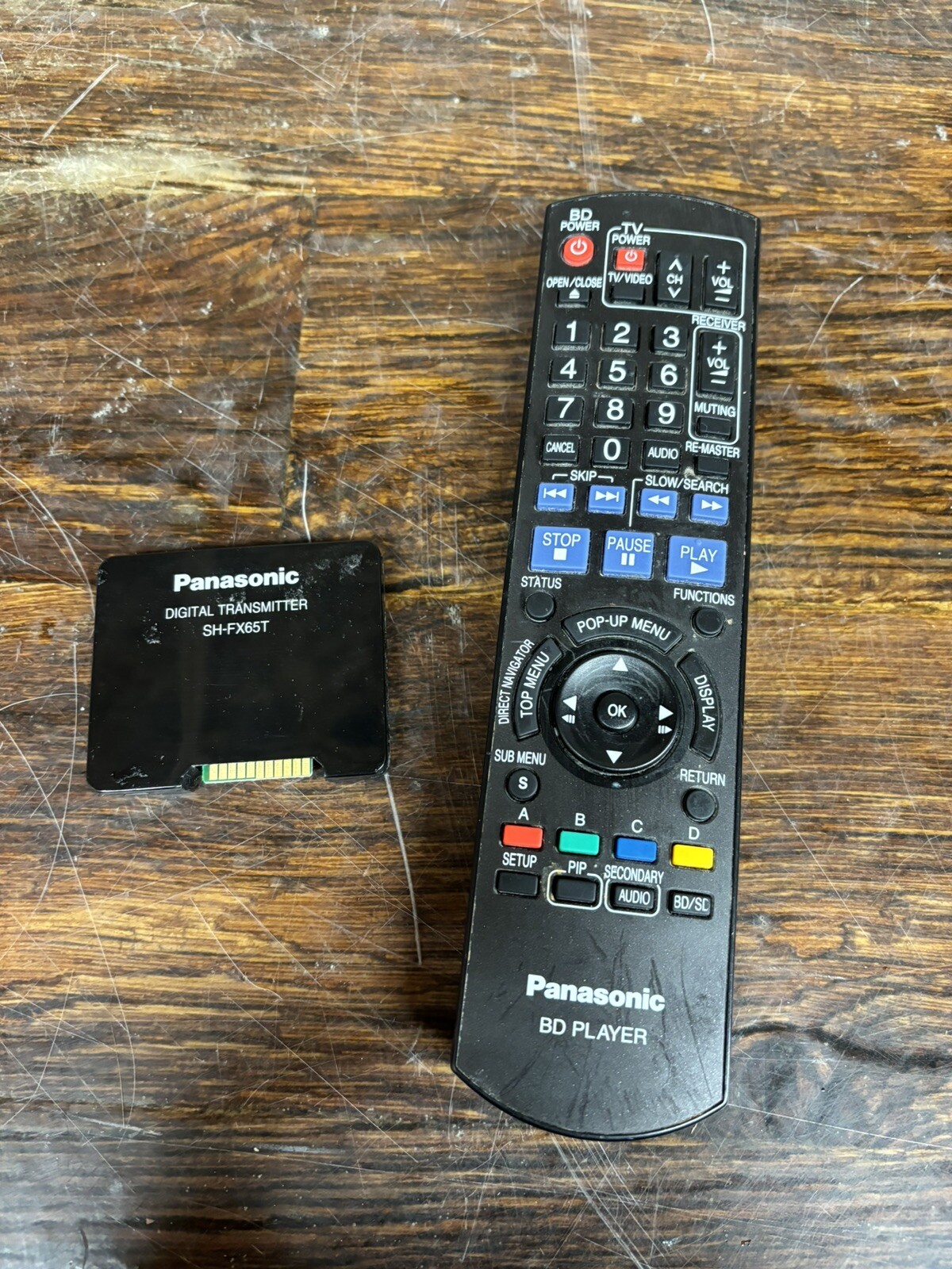 Panasonic SH-FX65T Transmitter and remote control for BD player