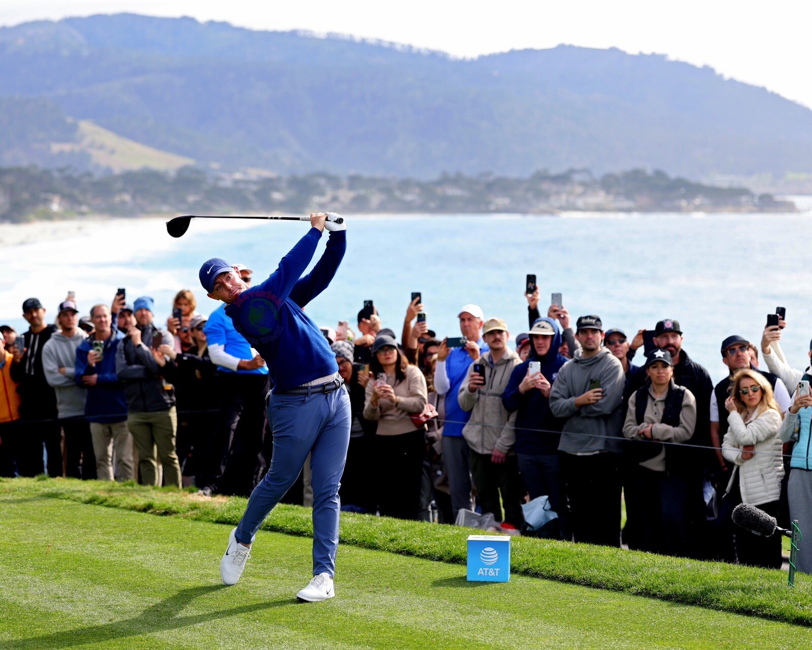 8x10 Photo RORY McILROY 2025 AT&T Pebble Beach Pro Am PGA Golf Ireland Champ