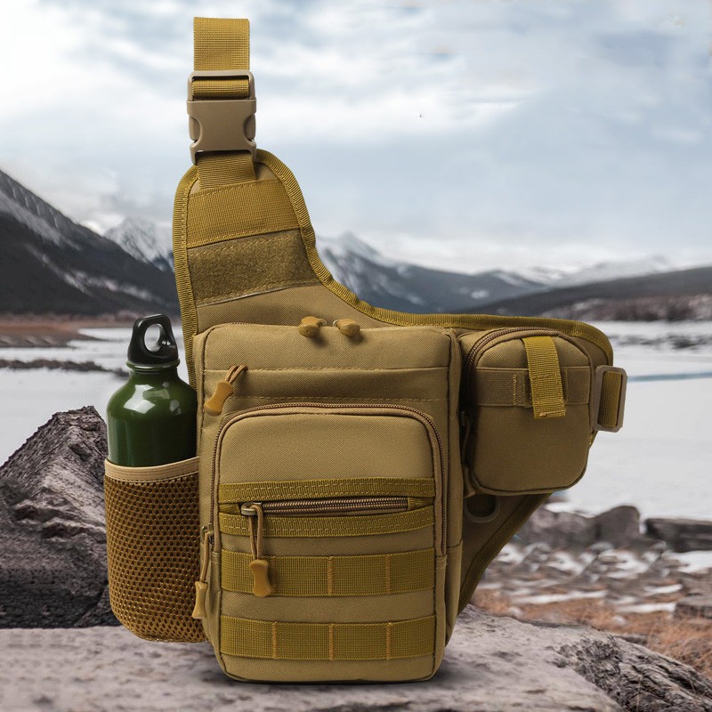 Camping Climbing Bag Chest Pouch For Men Cycling Hiking Travel Outdoor Sport Tac