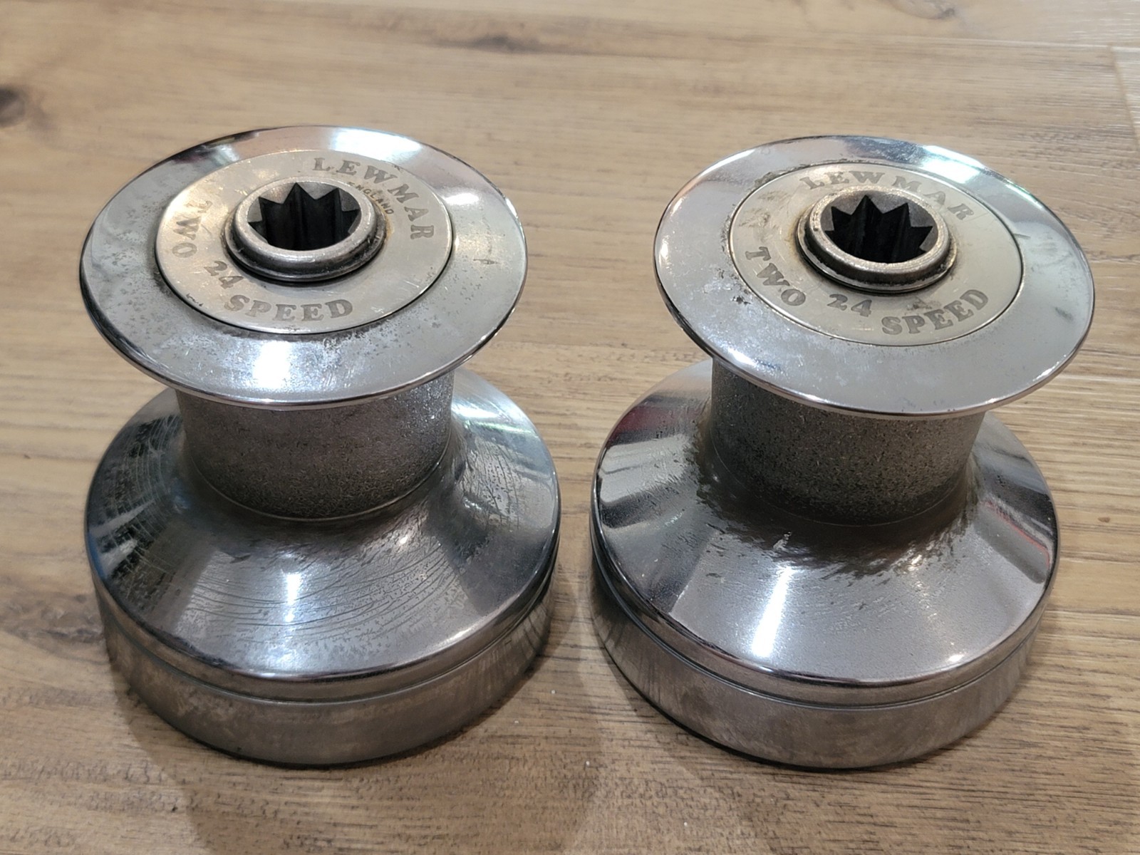 Lewman 24 TWO SPEED SAILBOAT WINCHES Made in England Lot of 2