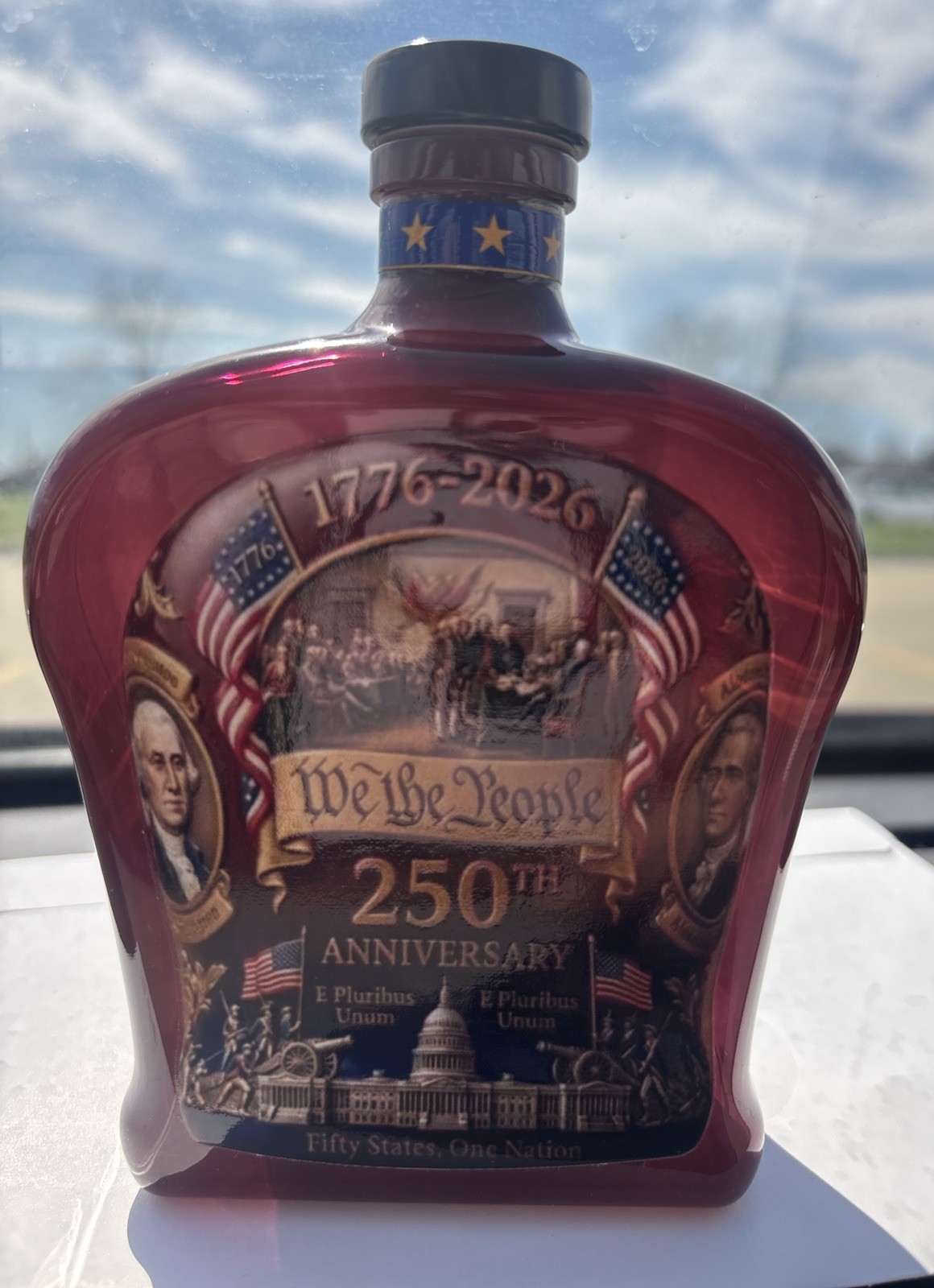 2026 250Th Anniversary Edition Whiskey Bottle We The People Whiskey Bottle