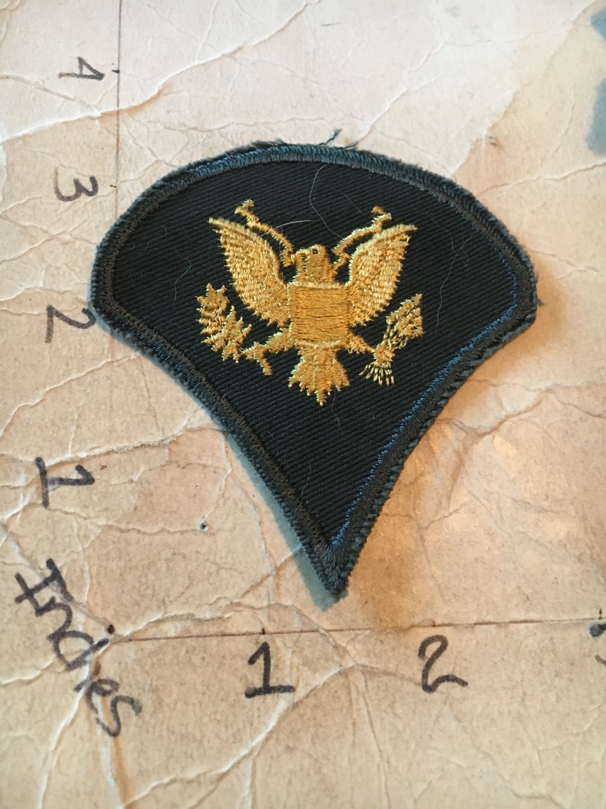 US Army Specialist Yellow on green c/e patch 7/21/25 (single)