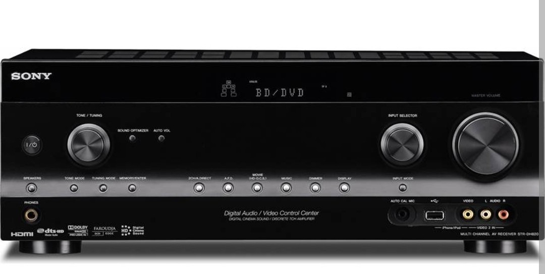 Sony STR-DH820 7.1 Channel Home Theater AV Receiver HDMI Dolby DTS Tested