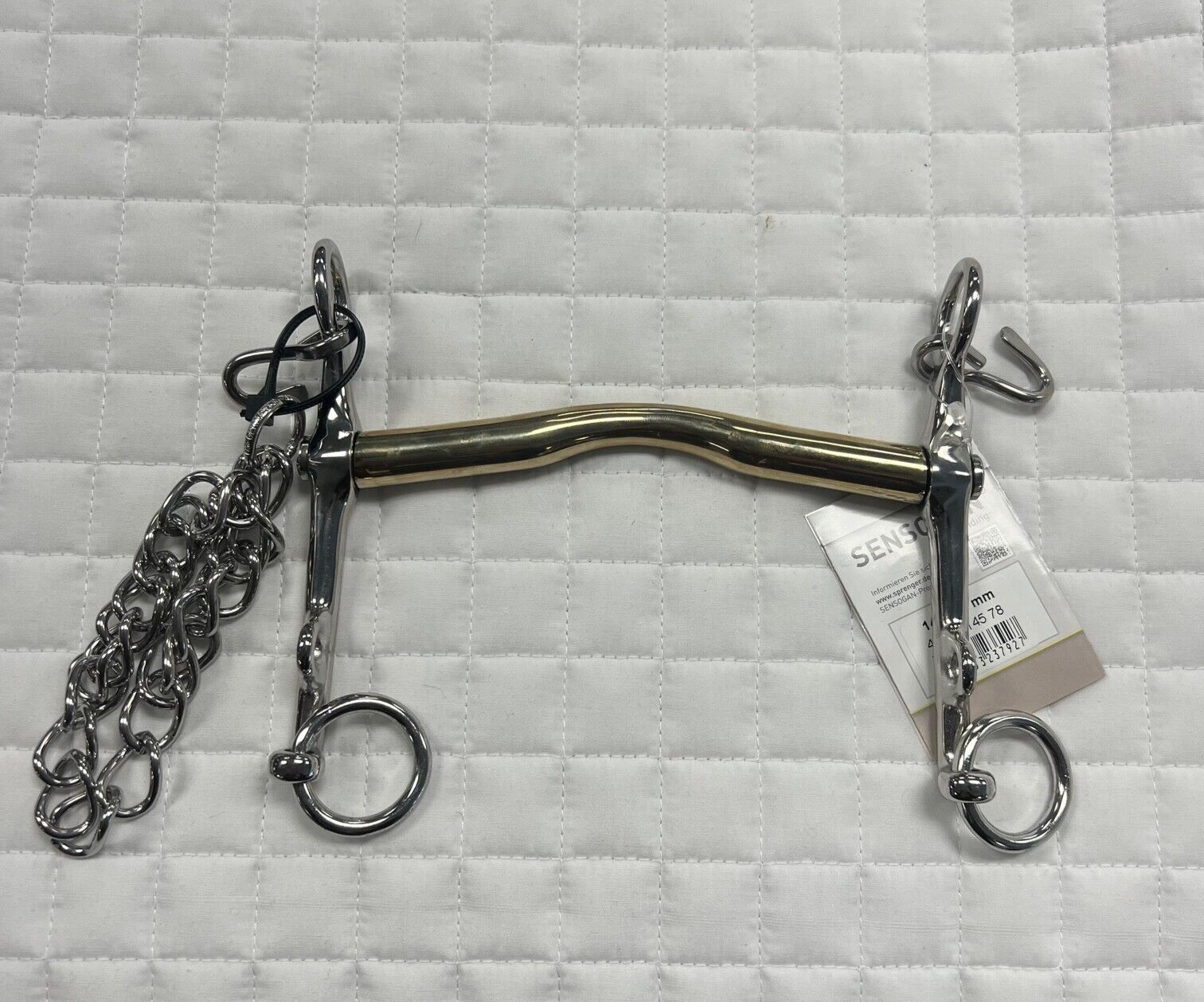 New Herm Sprenger HO Revolving Cheek Weymouth Bit - Size 5 3/4"