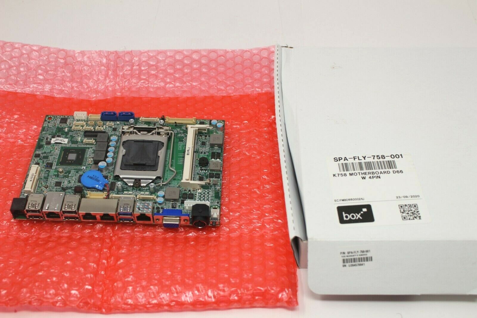 Flytech Technology K758 Panel Motherboard D66 with 4pin FLY-758-001 *BRAND NEW*
