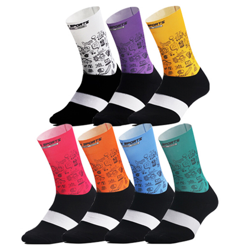 Pro Mens Womens Cycling Ankle Socks Riding Bicycle Breathable Sport Socks Red XC