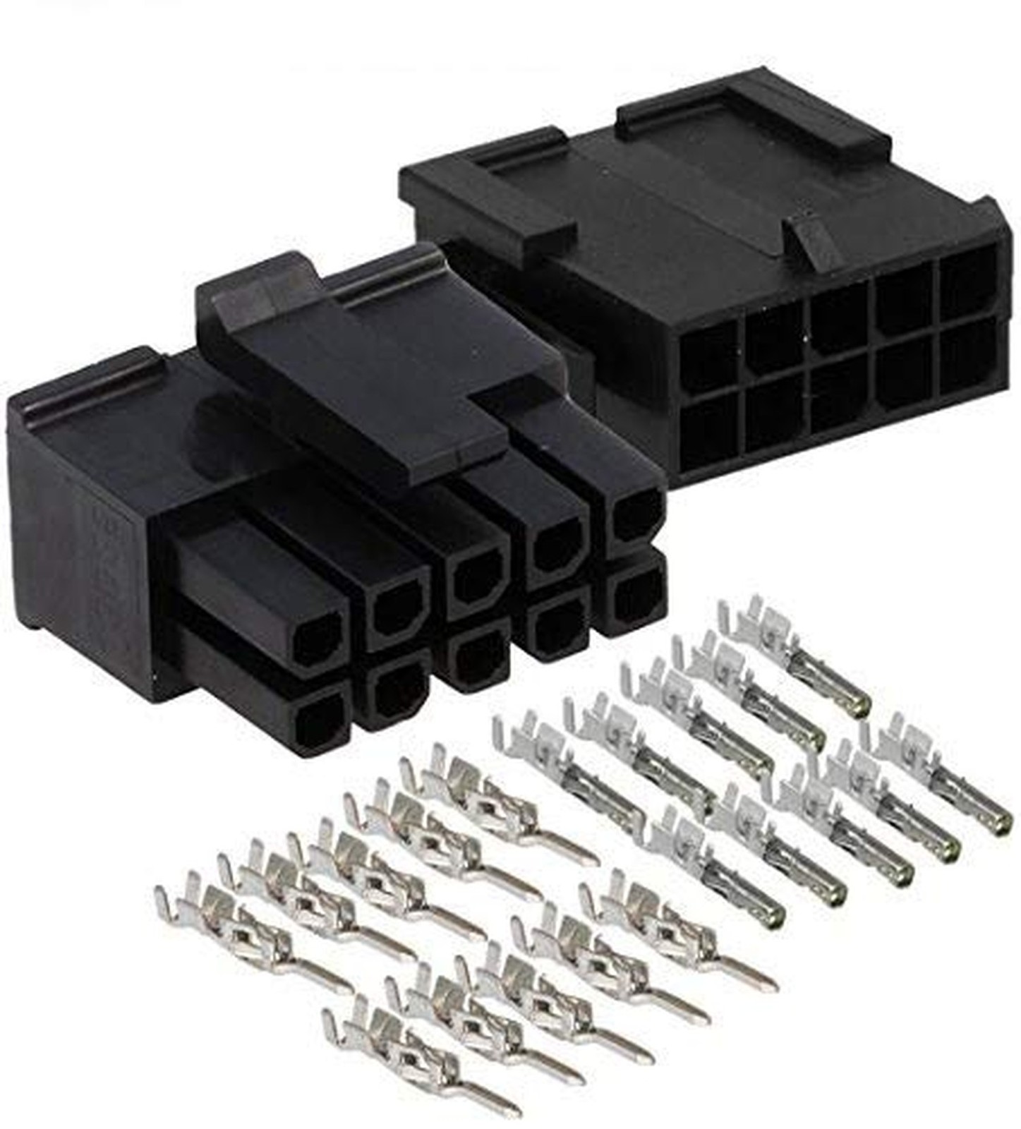 Molex Micro-Fit 3.0 Dual Row (10 Circuits) Male & Female Receptacle Plug, w/T...