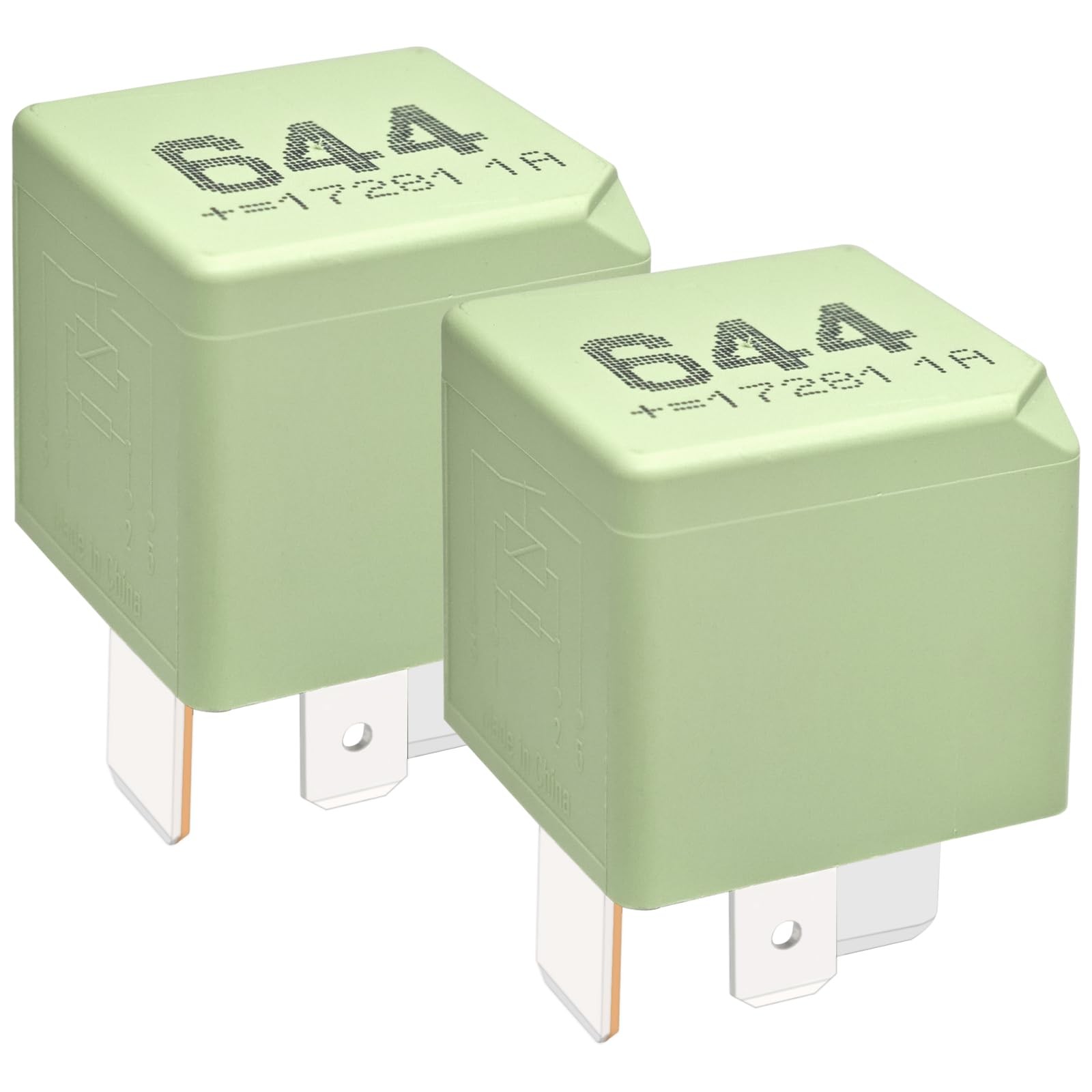 Relay 644 V23136-J0006-X079 4H0 951 253 Relay Pack of 2 - 12VDC 4-Pin Powertr...