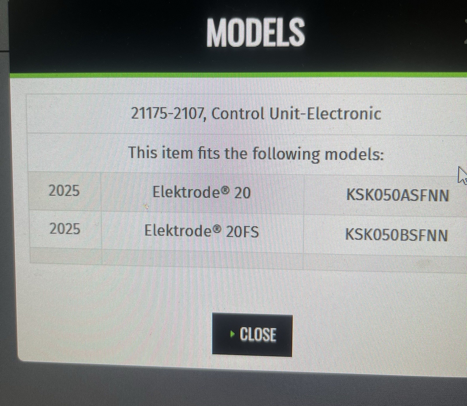 Electronic Control Unit For Electrode 20/20FS