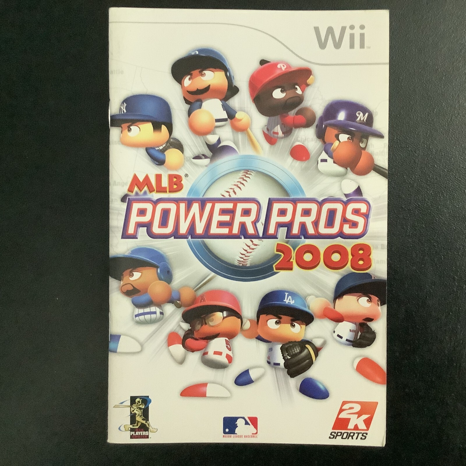 MLB Power Pros 2008 Nintendo Wii Instruction Manual Only