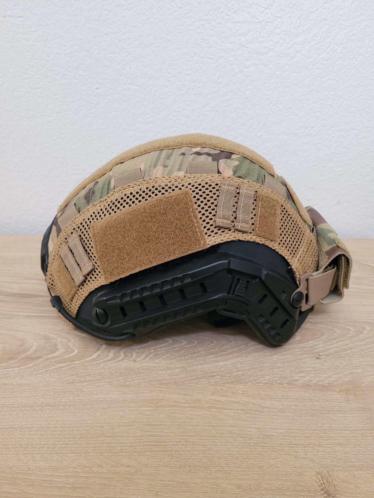 GDBH 3A Ballistic Helmet Black with Multicam Mesh (Medium - Large)