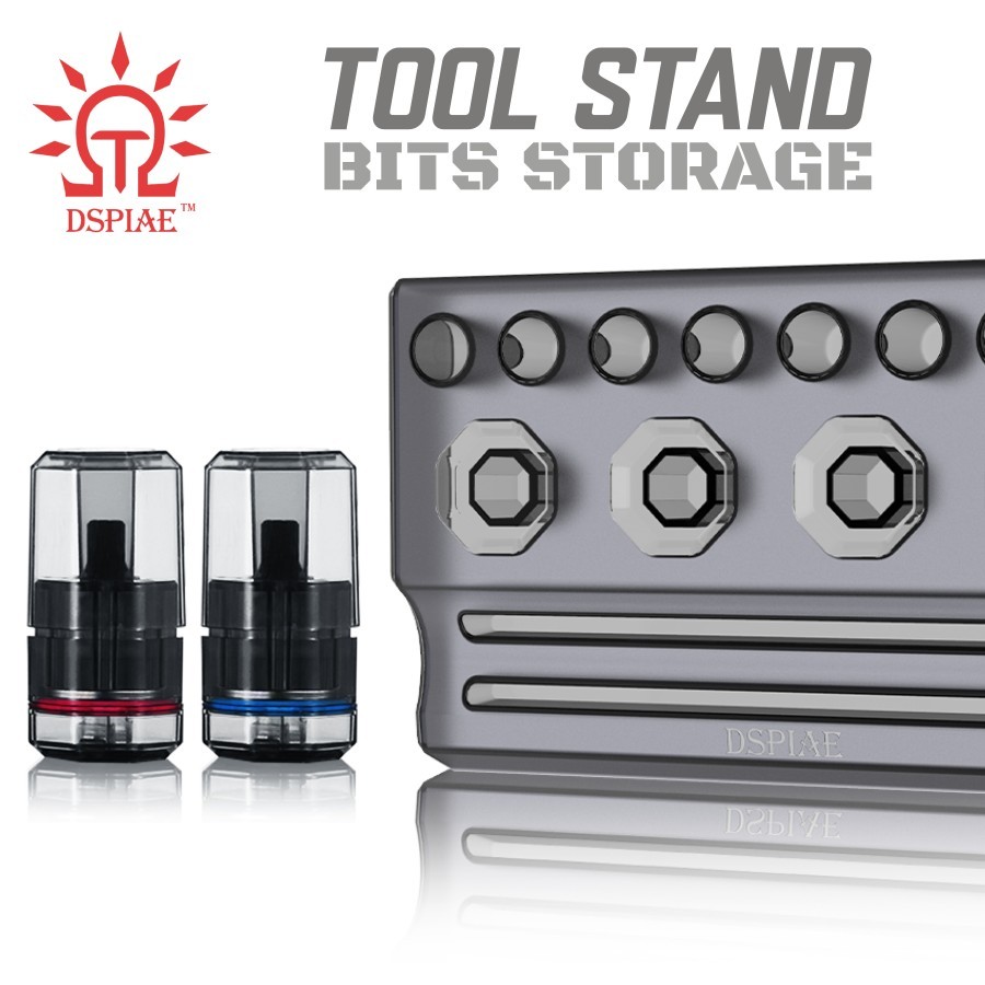 DSPIAE: Tool Storage Rack | Bit Compartments - PT-R - Tools Stand