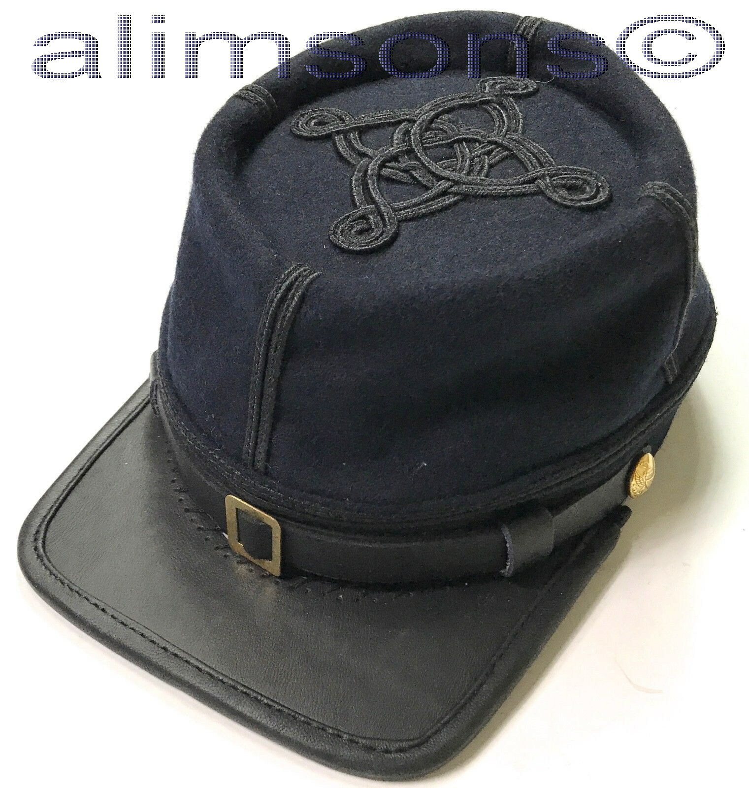 CIVIL WAR US UNION INFANTRY CAPTAIN OFFICER WOOL KEPI FORAGE CAP- ALL SIZES!!!
