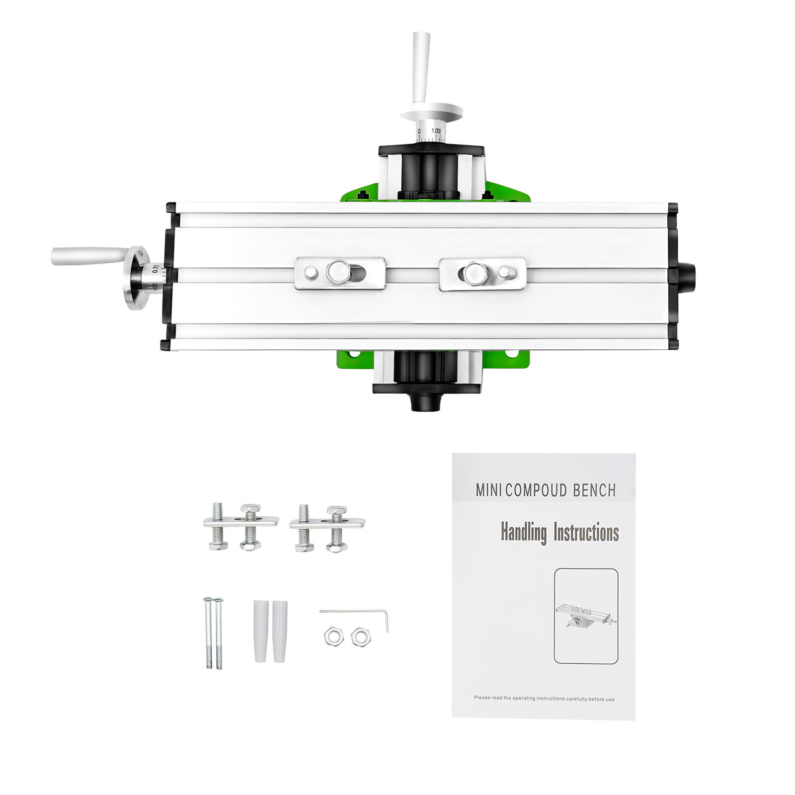 Cross Slide Drill Press Worktable with Adjustable Dovetail Design