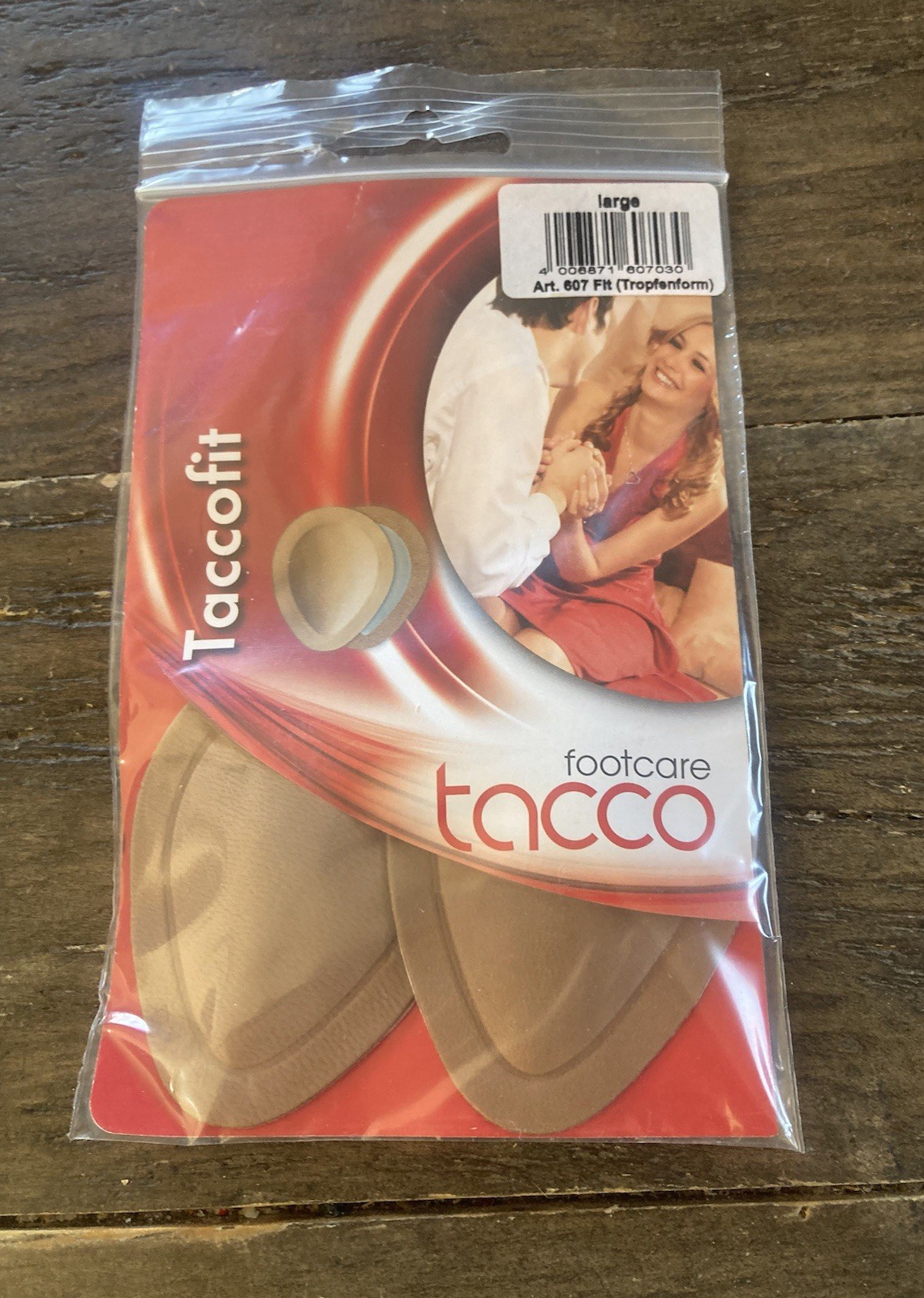 Taccofit Metatarsal Pad by Tacco Footcare Size Large Made in Belgium Brand New!