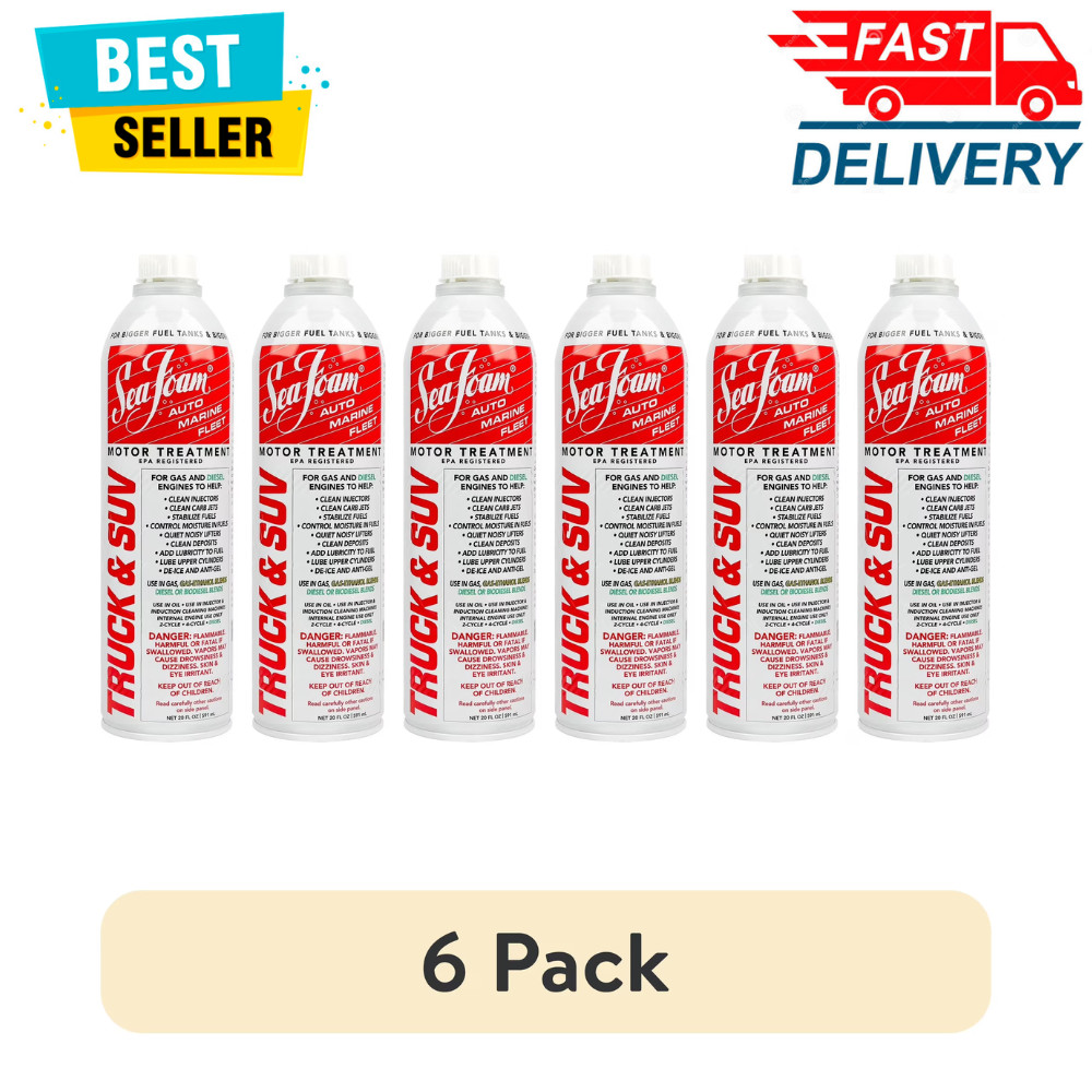 (6 Pack) Sea Foam ST20 Truck SUV Motor Treatment, 20 oz Fuel Additive, Cleaner