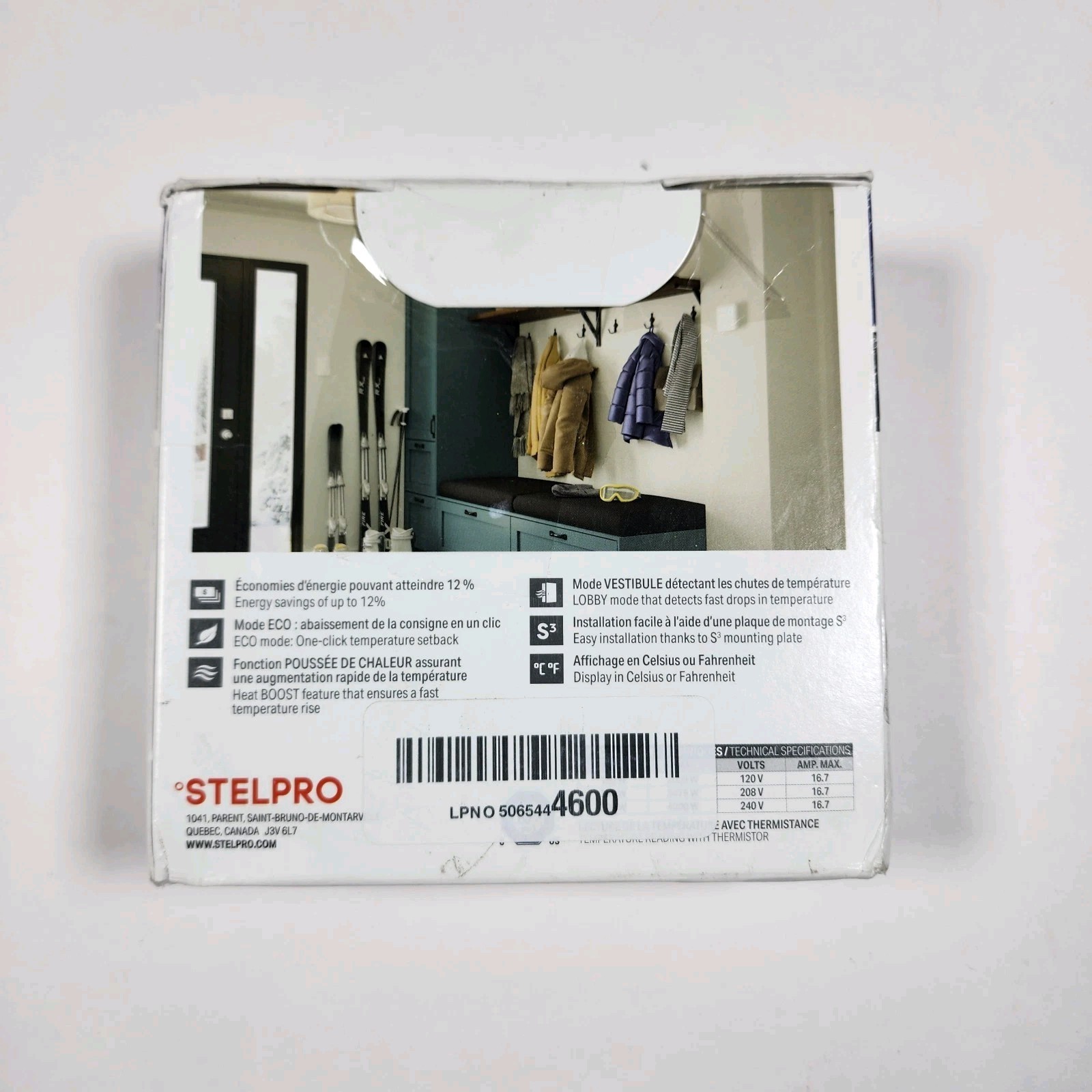 Stelpro Non-Programmable Electronic Thermostat for Baseboards and Convectors