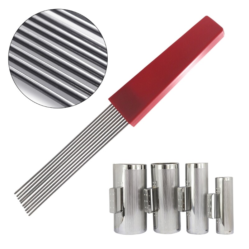 Comb Style Scraper Replacement Orff Early Education Tool Stainless Scraper Brush