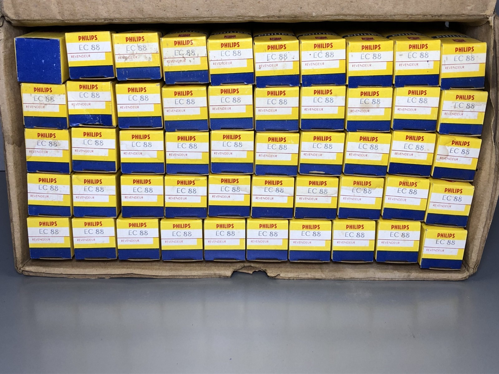 Lot of 10 Philips EC88 valvo, Hamburg NOS/NIB Vacuum tubes .