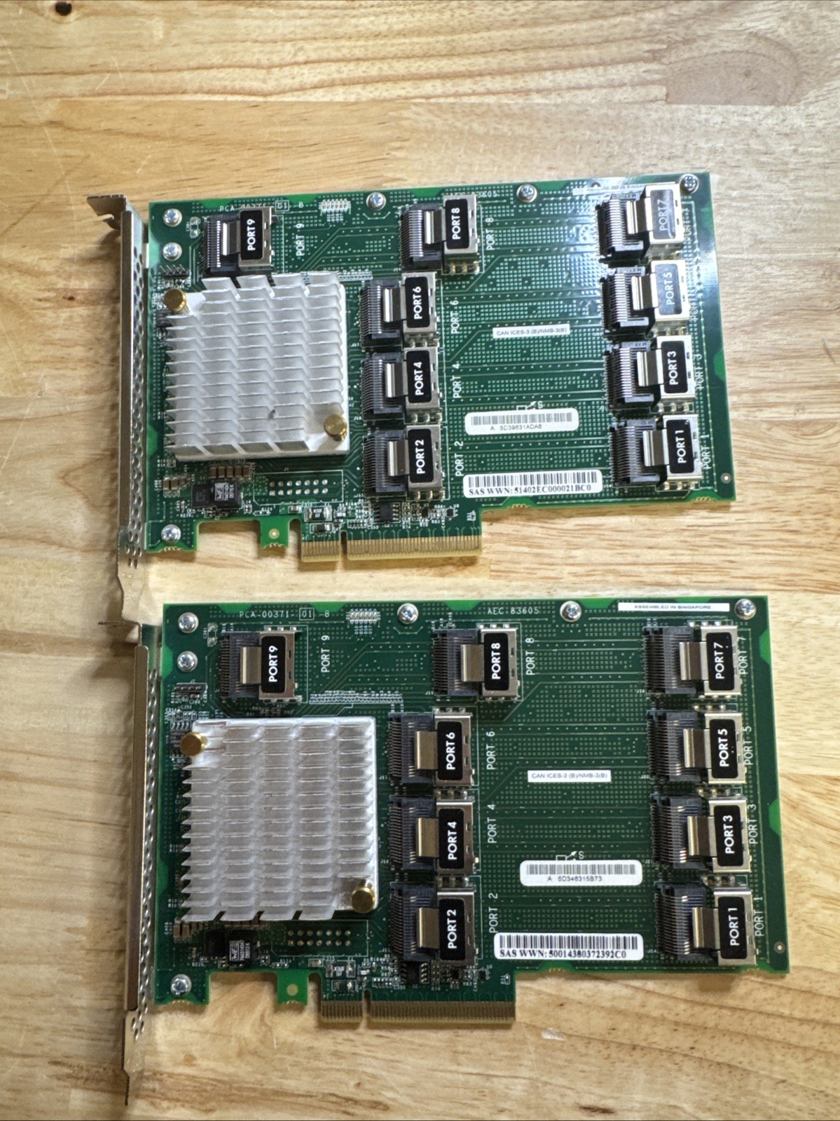 HP 12Gb SAS Expander DL380 G9 761879-001 727252-001 727250-B21   LOT OF 2