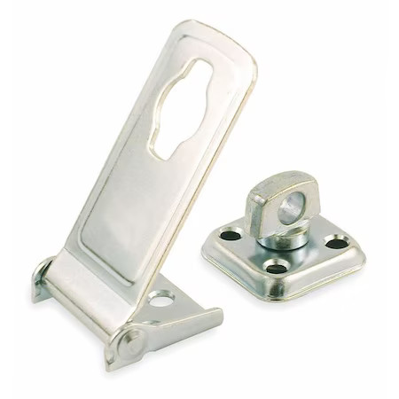 Zoro Select 1Rbn6 Latching Swivel Safety Hasp, 6 In. L,  1Rbn6