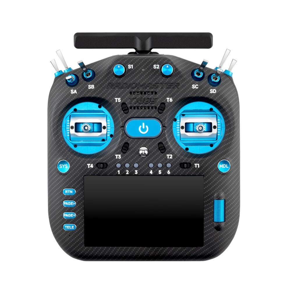 RadioMaster TX16S MK3 MAX ELRS Dual Band Gemini Remote AG02 Gimbals (Blue) -New