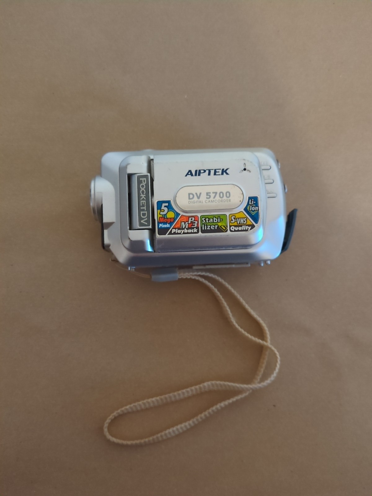 Aiptek Pocket DV 5700 Video Camera Parts Only Untested