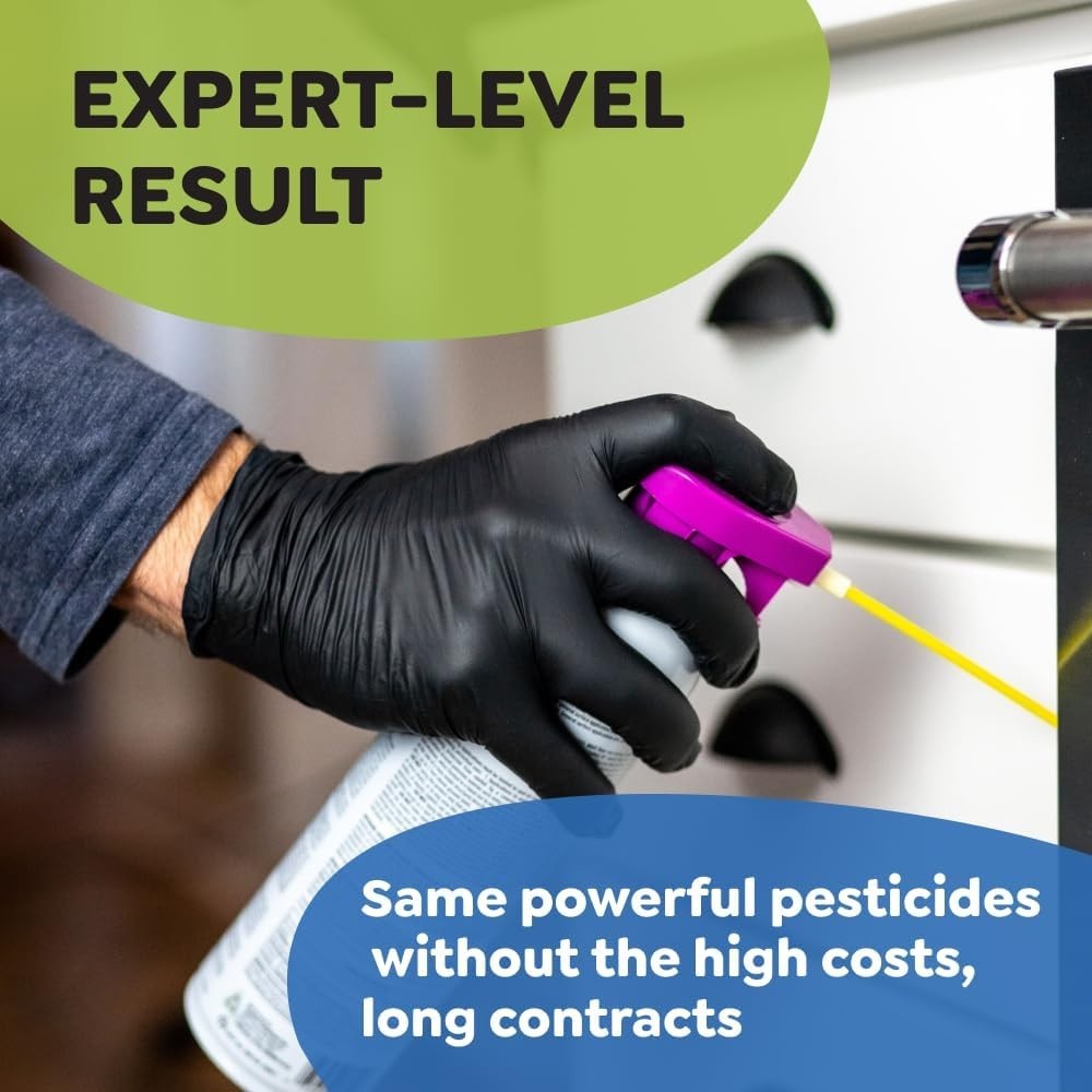 Riddy Pest Pro Kit, Effective Against 100+ Bugs, Includes Rechargeable Sprayer
