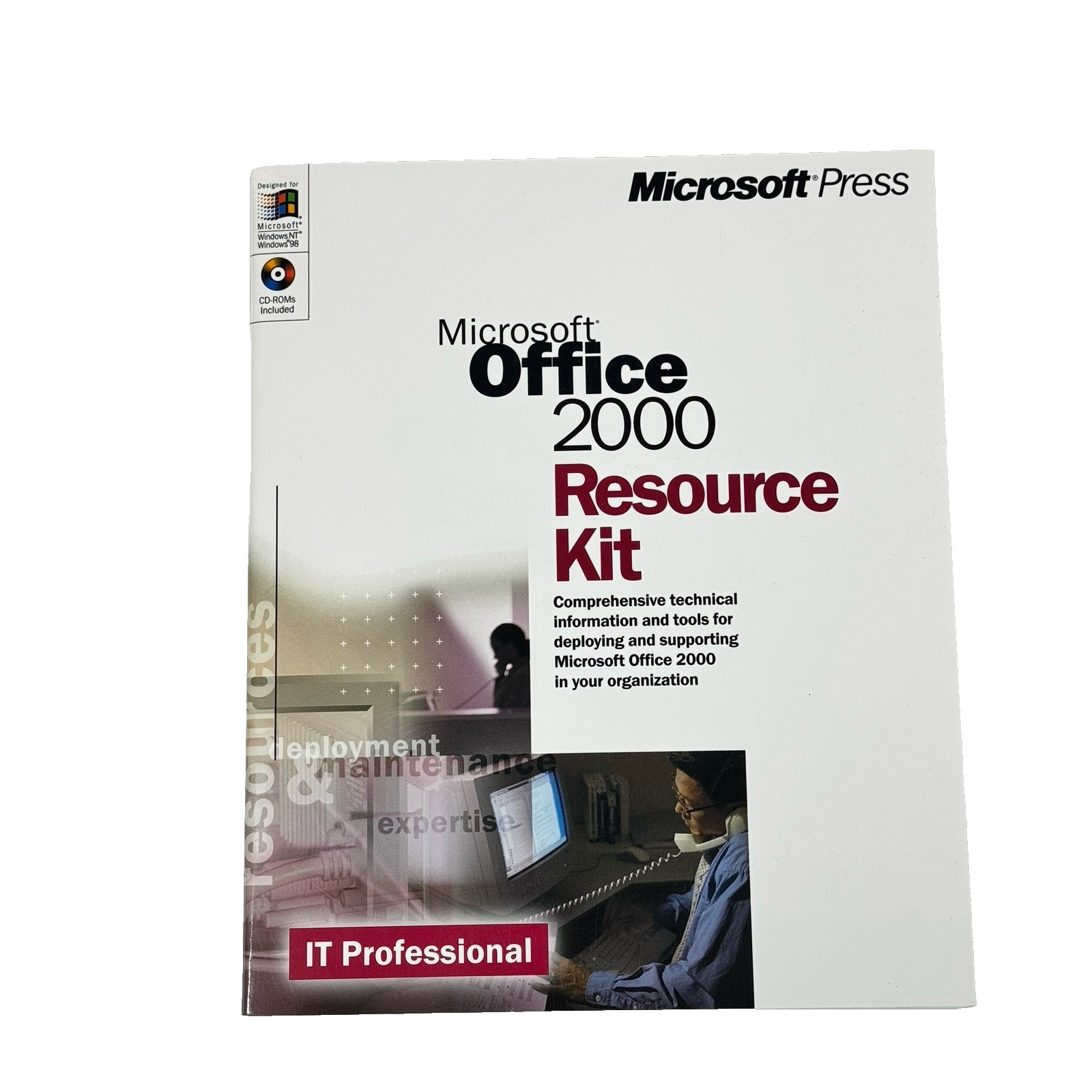 VINTAGE Microsoft Office 2000 Resource Kit With CD, *NEW*