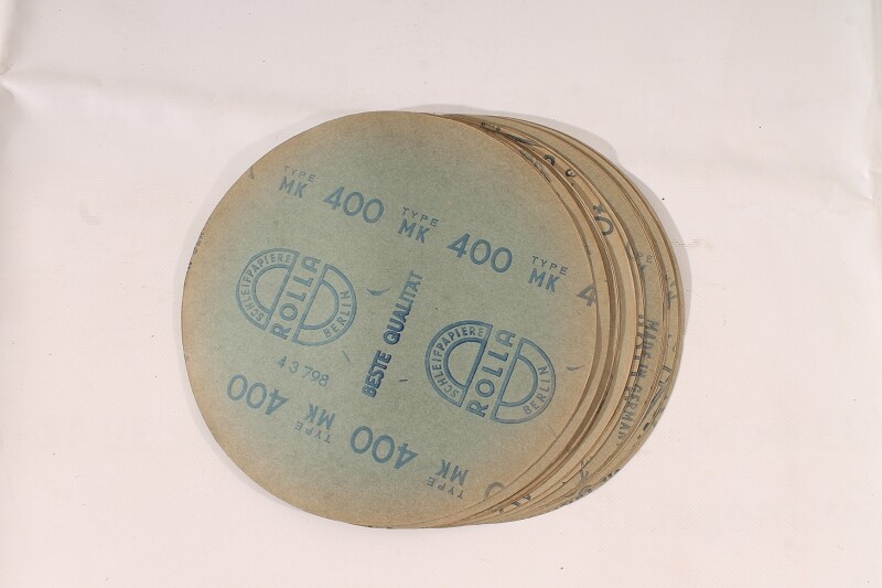 10 Sheets Sandpaper Sanding Discs 400 250mm Ø Round